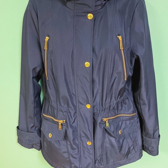 Michael Kors Hooded Rain Jacket - Picture 3 of 5